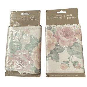 Home trends Wall Border floral 2pcs set